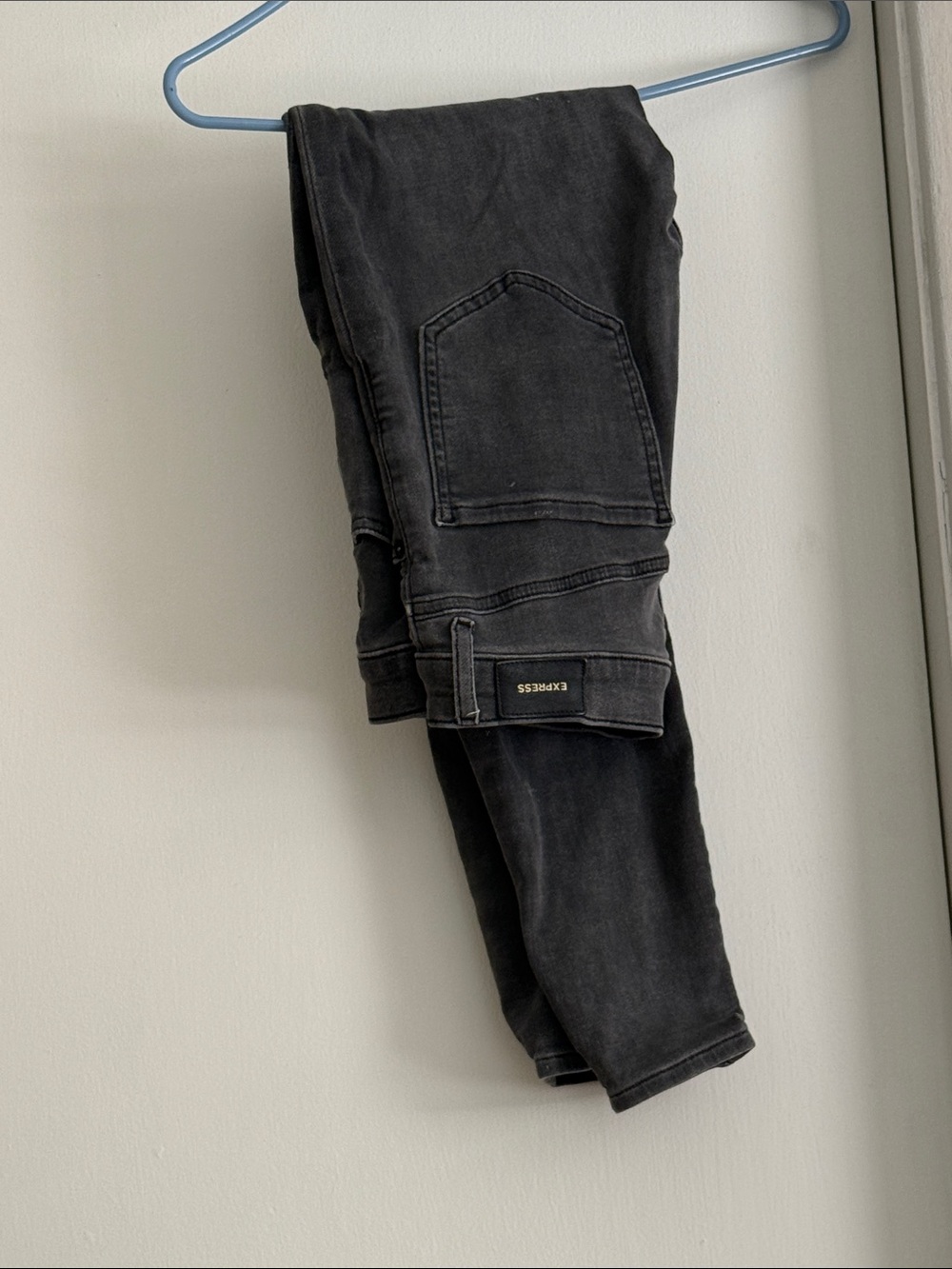 Express Women's Skinny Jeans - Charcoal Black